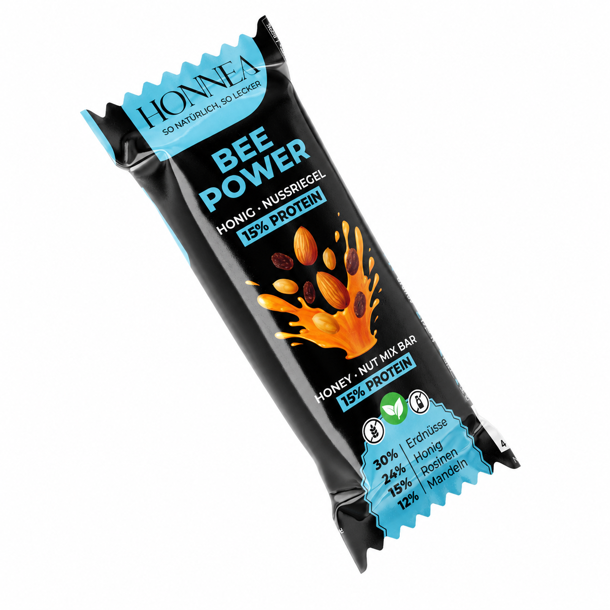 BEE POWER (9er Pack)- Honig – Nussriegel