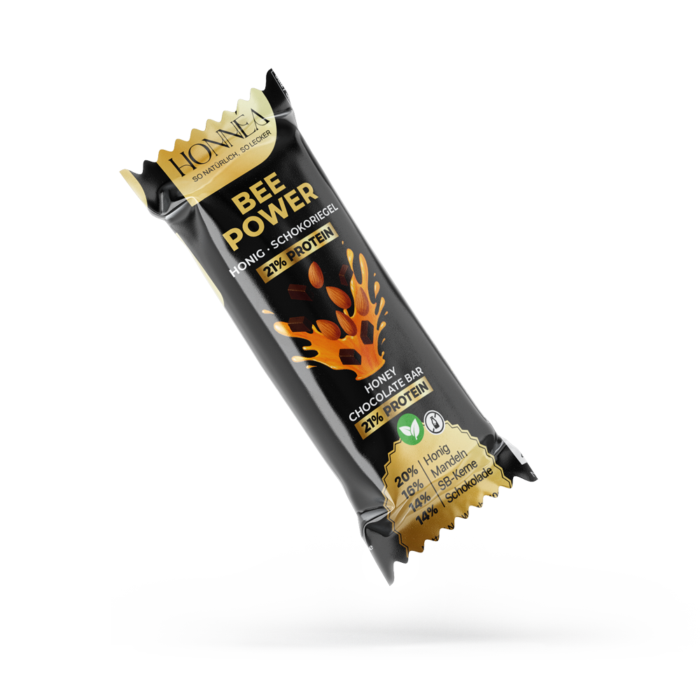 BEE POWER (12er Pack)- Honig – Schokoriegel