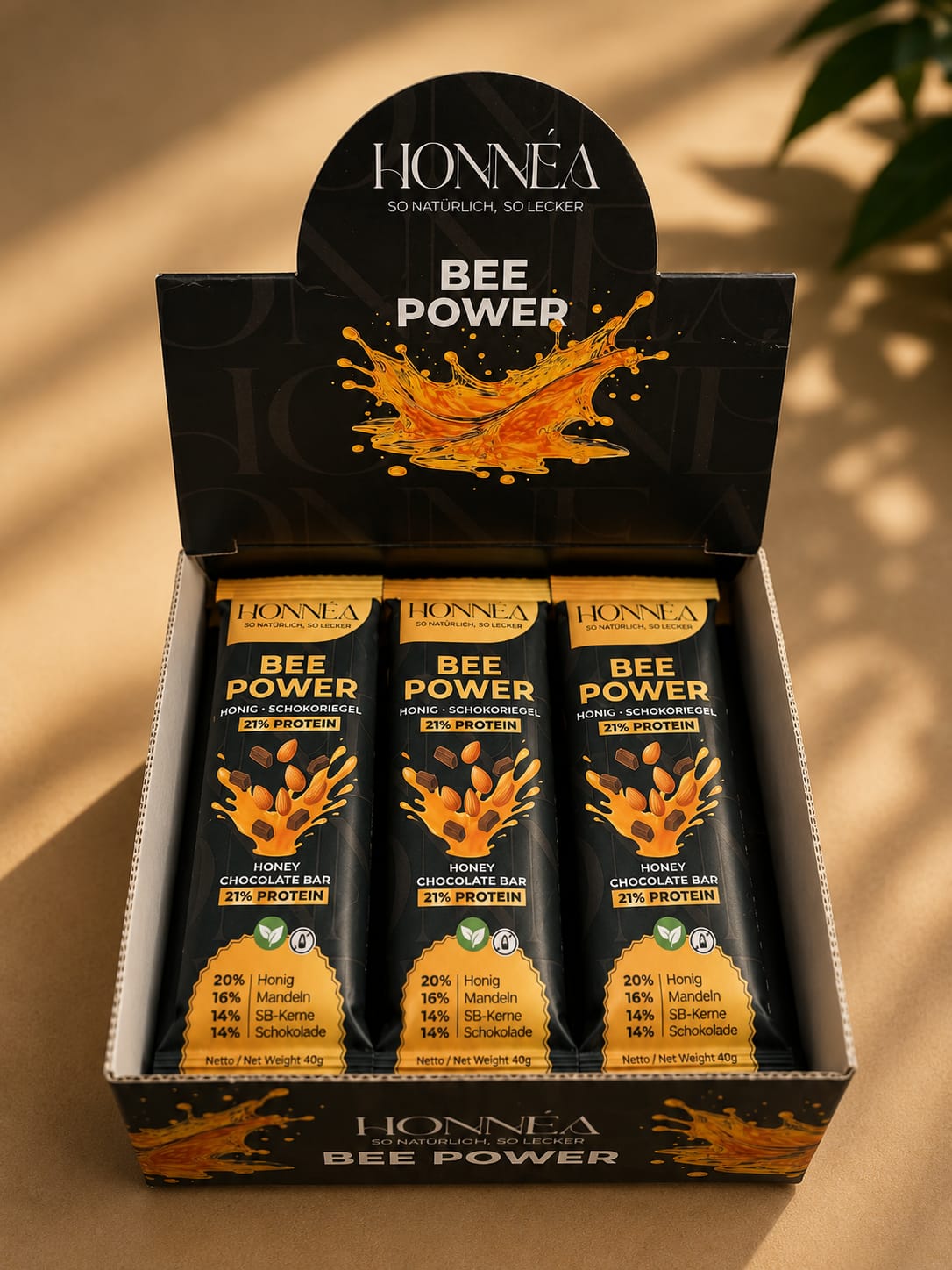 BEE POWER - Honig – Schokoriegel